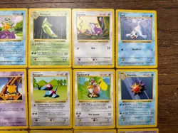 Pokemon Base Set SHADOWLESS Uncommon/Common WotC - 15 Card Lot LP/MP - Image 3