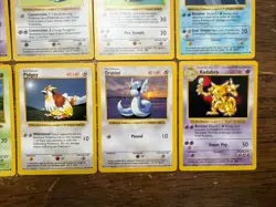 Pokemon Base Set SHADOWLESS Uncommon/Common WotC - 15 Card Lot LP/MP - Image 5