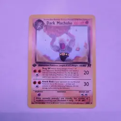 Dark Machoke 40/82 1st Edition Team Rocket Non Holo Pokemon Card - Image 1