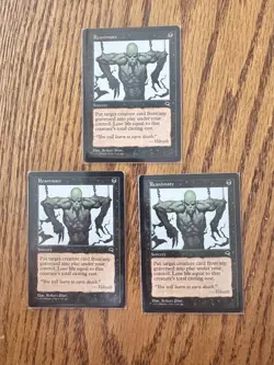 3x MTG Magic the Gathering - Tempest Reanimate - Never played NM - Image 1
