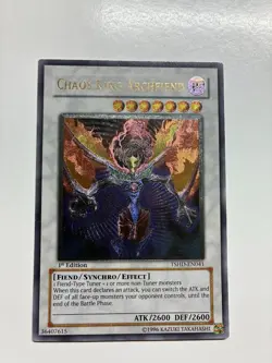 USA Seller Yugioh Chaos King Archfiend TSHD-EN041 Ultimate Rare 1st Ed NM - Image 1