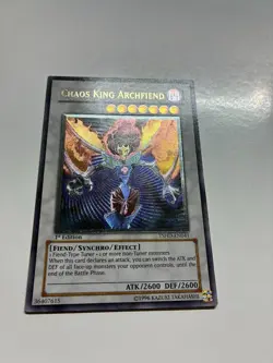 USA Seller Yugioh Chaos King Archfiend TSHD-EN041 Ultimate Rare 1st Ed NM - Image 2
