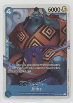 2024 One Piece Card Game: 500 Years in The Future OP07 SR Jinbe #OP07-045 - Image 1