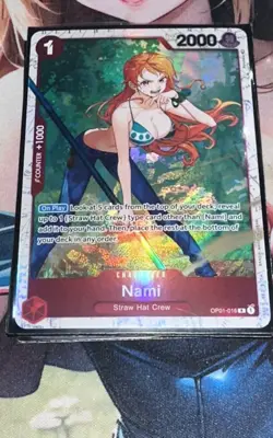 Nami Ultra Deck: The Three Captains One Piece Promo Card OP01-016 NM - Image 1