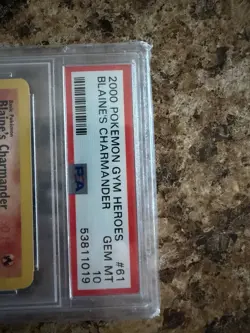 Pokemon TCG Blaine's Charmander 061/132 Regular Non-Holo Card - Image 3