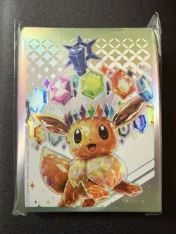 Pokemon TCG Eevee Card Sleeves x65 from Prismatic Evolutions ETB - Image 1