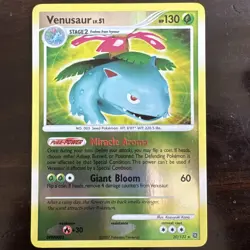 Pokemon Venusaur 20/132 Secret Wonders Reverse Holo Rare Card English 2007 - Image 1
