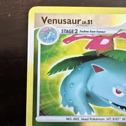 Pokemon Venusaur 20/132 Secret Wonders Reverse Holo Rare Card English 2007 - Image 5