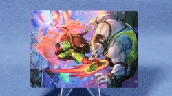 Super Combo 44/54 Art Series TMNT MTG Art Card NM/M - Image 1