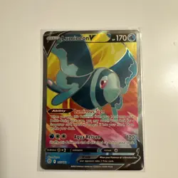 Pokemon Lumineon v Holo Full Art Ultra Rare TCG Card Brilliant Stars 155/172 - Image 1