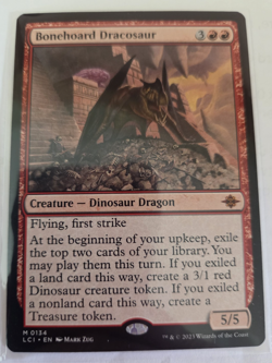 MTG, Bonehoard Dracosaur-The Lost Caverns of Ixalan Regular NM - Image 1