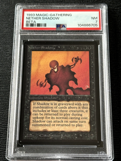 Beta Nether Shadow Limited Edition Magic the Gathering MTG PSA NM - Image 1
