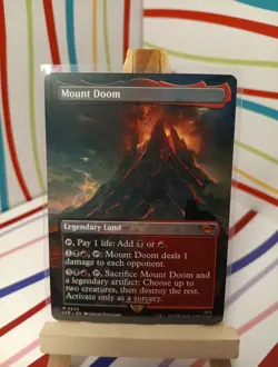 MTG Mount Doom (#343) The Lord of the Rings #343 Reg Mythic Magic The Gathering - Image 1