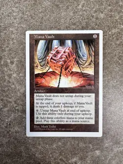 MTG Magic the Gathering - Fifth Edition 5th Mana Vault - Never Played NM - Image 1