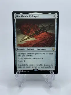 Blackblade Reforged - Dominaria - MTG - Rare - Magic The Gathering - Image 1