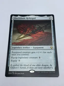 Blackblade Reforged - Dominaria - MTG - Rare - Magic The Gathering - Image 2