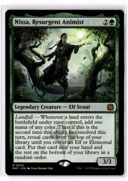 Nissa, Resurgent Animist 22 March of the Machine: The Aftermath Normal NM - Image 1