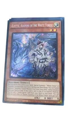 Elzette, Azamina of the White Forest Secret Rare SUDA-EN008 Mint! - Image 1