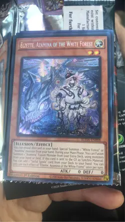 Elzette, Azamina of the White Forest Secret Rare SUDA-EN008 Mint! - Image 2