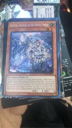 Elzette, Azamina of the White Forest Secret Rare SUDA-EN008 Mint! - Image 3