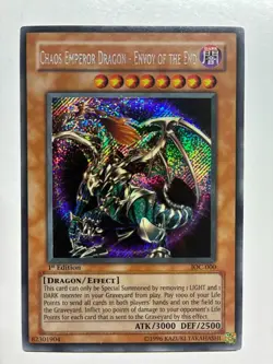 Yugioh Chaos Emperor Dragon - Envoy of the End IOC-000 Secret Rare 1st Ed VLP - Image 1