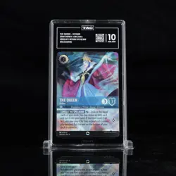 Disney Lorcana The Queen Diviner Enchanted Graded Tag 10 Gem Mint #218 - Image 1