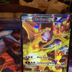 Pokemon TCG Charizard EX XY121 Black Star Promo Full Art Holo Card 2016 - Image 4