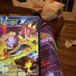 Pokemon TCG Charizard EX XY121 Black Star Promo Full Art Holo Card 2016 - Image 5