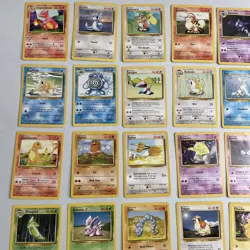 Pokemon TCG 1999 WOTC Base Set Lot of 57 Cards -- No Doubles - Image 2
