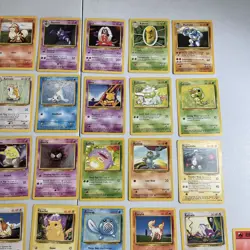 Pokemon TCG 1999 WOTC Base Set Lot of 57 Cards -- No Doubles - Image 3