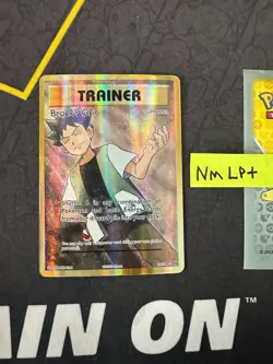 Pokemon Card Brock's Grit XY Evolutions Full Art 107/108 308 💎NM LP +💎 - Image 1