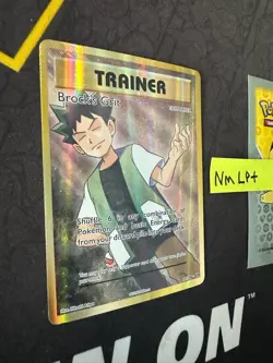 Pokemon Card Brock's Grit XY Evolutions Full Art 107/108 308 💎NM LP +💎 - Image 2
