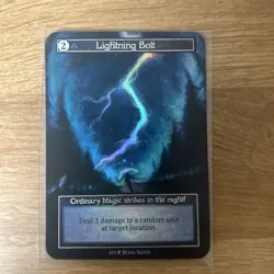 Lightning Bolt - Team Covenant Exclusive - Sorcery Contested Realm Beta *FOIL* - Image 1