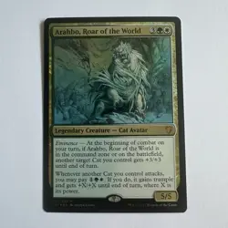 Arahbo, Roar of the World #35 Foil NM Commander 2017 C17 MTG Magic - Image 1