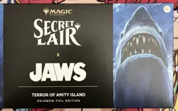 Secret Lair - Jaws: Terror of Amity Island - Rainbow Foil Edition Sealed MTG - Image 1