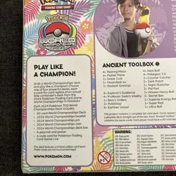 Pokemon TCG 2024 World Championships Deck - Ancient Toolbox [Sakuya Ota] New - Image 3