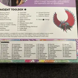 Pokemon TCG 2024 World Championships Deck - Ancient Toolbox [Sakuya Ota] New - Image 5