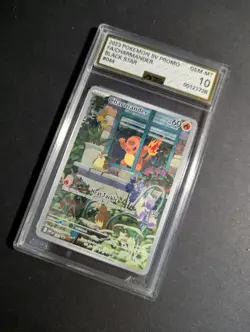 2023 Pokemon SVP EN Charmander Obsidian Flames Promo 044 AGS 10 - Image 3