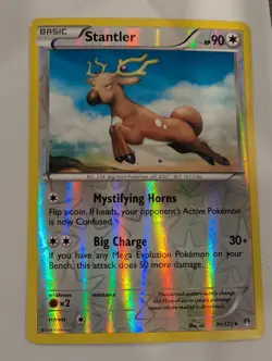 Stantler 91/122 - XY BREAKPoint Pokemon Reverse Holo Foil Nice! - Image 1