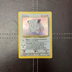 Pokemon TCG - Clefairy - 5/102 - Unlimited Base Set - MP Holo Rare (1999) - Image 1