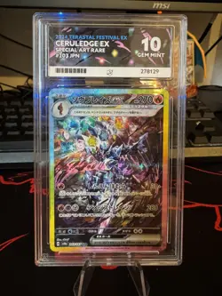 Ceruledge EX SAR 203/187 Terastal Festival SV8a Ace 10 Japanese Pokemon - Image 1