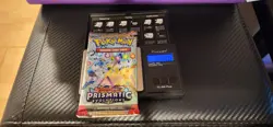 HEAVY 22.58!! Pokemon Prismatic Evolutions Booster Pack Sealed! Demi-God PackU! - Image 1