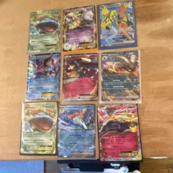 Pokemon TCG EX Holo Lot - 9 Cards Venusaur, Ash-Greninja, Quaquaval, Xerneas - Image 1