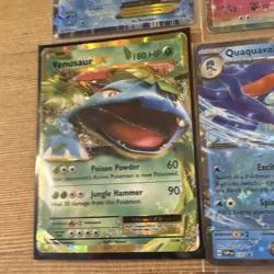 Pokemon TCG EX Holo Lot - 9 Cards Venusaur, Ash-Greninja, Quaquaval, Xerneas - Image 2