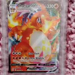 Pokemon Charizard VMAX Full Art Holo Ultra Rare 020/189 Darkness Ablaze PSA 10 - Image 3