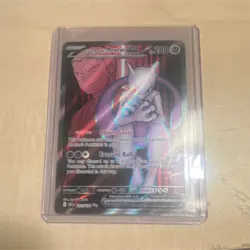 Pokemon Team Rocket's Mewtwo EX Ultra Rare Holo Full Art 213/182 Sv10 280HP - Image 1