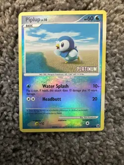 Piplup Majestic Dawn 71/100 Pokemon Reverse Holo Platinum Stamp NM/LP - Image 1