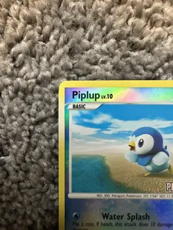 Piplup Majestic Dawn 71/100 Pokemon Reverse Holo Platinum Stamp NM/LP - Image 3
