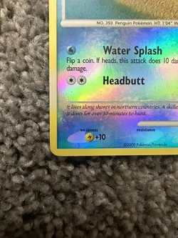 Piplup Majestic Dawn 71/100 Pokemon Reverse Holo Platinum Stamp NM/LP - Image 5