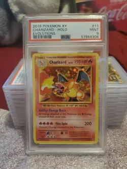 2016 Pokemon Xy Evolutions Charizard 11/108 Psa 9 - Image 1